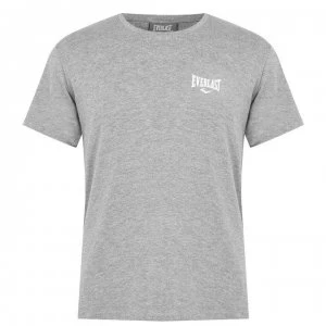 Everlast Logo T Shirt Mens - Grey Marl
