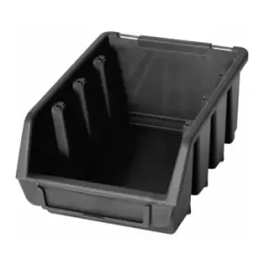Ergo m Box Plastic Parts Storage Stacking 116x161x75mm - Colour Black - Pack of 10