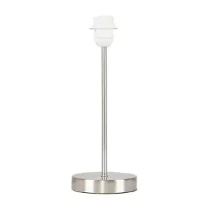 Charlie Modern Stem Brushed Chrome Table Lamp Base