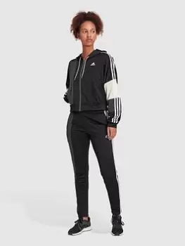 adidas Bold Block Tracksuit - Black Size XS Women