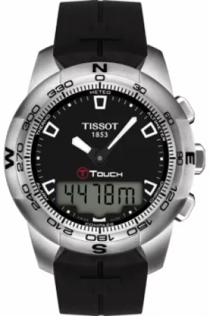 Mens Tissot T-Touch II Alarm Chronograph Watch T0474201705100