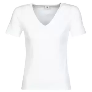 Petit Bateau FIDJI womens T shirt in White - Sizes S,XS