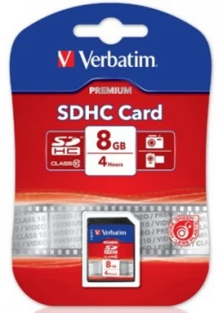 Verbatim Premium 8GB SDHC Memory Card