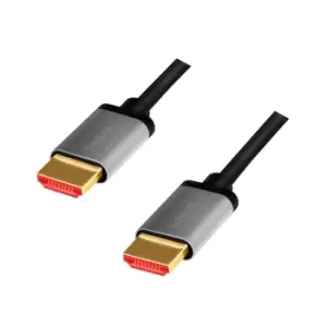 LogiLink CHA0106 HDMI cable 3m HDMI Type A (Standard) Black, Grey