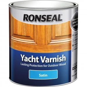 Ronseal Exterior Yacht Varnish Satin 500ml
