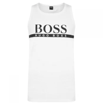 BOSS Stripe Logo Vest - White 108