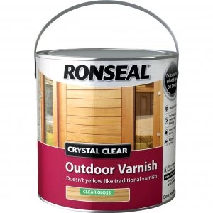 Ronseal Crystal Clear Outdoor Varnish Clear 750ml