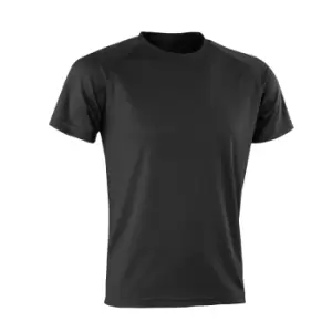 Spiro Mens Aircool T-Shirt (M) (Black)