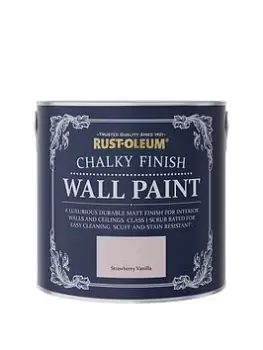 Rust-Oleum Chalky Finish Wall Paint In Strawberry Vanilla - 2.5-Litre Tin