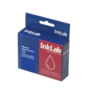 InkLab Epson 502XL Cyan Ink Cartridge