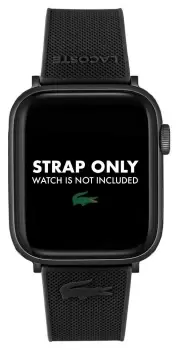 Lacoste 2050009 Apple Strap (42/44mm) Black Silicone Watch