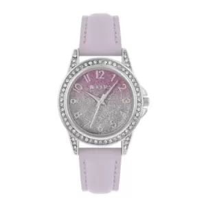 Tikkers Kids Lilac Leather Strap Watch