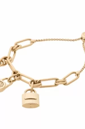 Ladies Michael Kors Gold Plated Charm Bracelet MKJ6816710