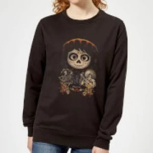 Coco Miguel Face Poster Womens Sweatshirt - Black - XS