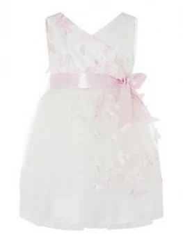 Monsoon Baby Girls 3D Butterfly Dress - Ivory, Size 0-3 Months