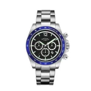 Rotary GB05440/72 Mens Henley Chronograph Steel Bracelet Wristwatch