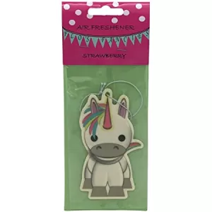 2D Carded Strawberry Pack Of 20 Unicorn Air Freshener