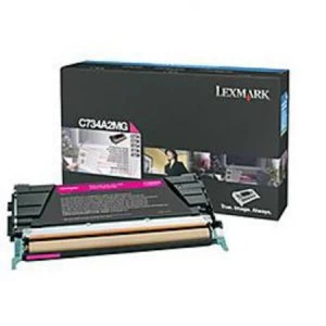 Lexmark C734A2MG Magenta Laser Toner Ink Cartridge