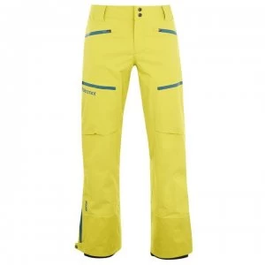 Marmot Free Ride Ski Pants Mens - Yellow