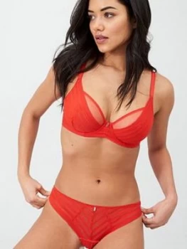 Freya Freya Cameo Brazilian Brief - Red, Size XL, Women