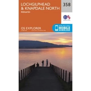 Lochgilphead and Knapdale North by Ordnance Survey (Sheet map, folded, 2015)
