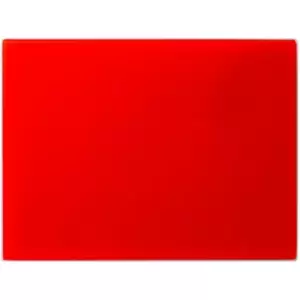 Harbour Housewares - Glass Kitchen Chopping Board - 40 x 30cm - Red