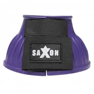 Saxon Ribbed Touch Tape Bell Boots - Purple