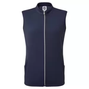 Footjoy Zip Brushed Vest Womens - Blue