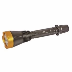 C.K Tools Rechargeable 400 Lumen Bright IP64 Rated Large LED Hand Torch Flashlight