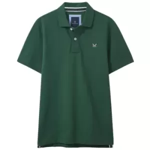 Crew Clothing Mens Classic Pique Polo Shirt Hunter Green Large
