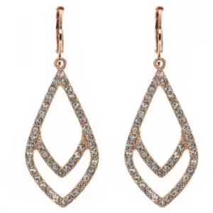 Ladies Anne Klein Rose Gold Plated Socialite Earrings