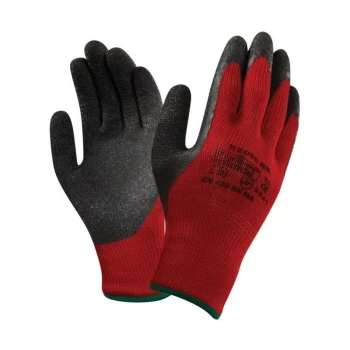K2000BR Palm-side Coated Red/Black Gloves - Size 9 - Marigold