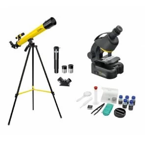 National Geographic 50/600 Telescope, Microscope 640x & Smartphone Adapter Kit