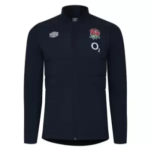 Umbro England Rugby Thermal Jacket 2023 2024 Adults - Blue