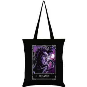 Deadly Tarot - Legends The Pegasus Tote Bag (One Size) (Black/Violet)