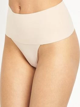 Spanx Undie-Tectable Thong - Soft Nude, Natural Size M Women