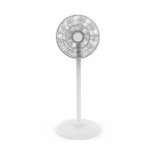electriQ 12" Low Energy Quiet DC Pedestal Floor and Table Fan with Remote Control Timer and Oscillation Function