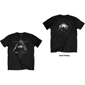 Alice In Chains - Fog Mountain Unisex Large T-Shirt - Black