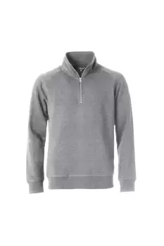 Classic Melange Half Zip Sweatshirt