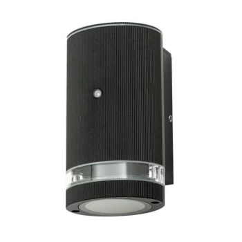 Forum Lighting 35W Zinc Helix 1 GU10 LED Wall Light Black - ZN-35686-BLK