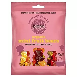 Biona Mini Fruit Bears 75g x 12