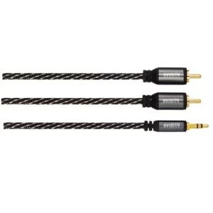 Avinity Audio cable 2 RCA plugs - 3.5mm stereo jack plug, 0.5 m