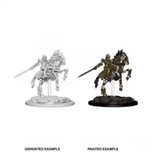 Dungeons & Dragons WizKids Pathfinder Deep Cuts Unpainted Miniatures: Skeleton Knight on Horse