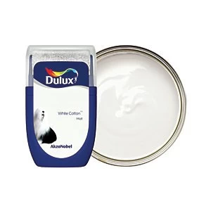 Dulux White Cotton Matt Emulsion Paint 30ml