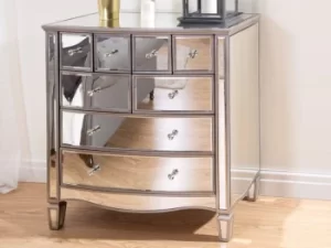 Birlea Elysee 44 Drawer Merchant Mirrored Chest of Drawers Assembled