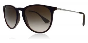 Ray-Ban Erika Sunglasses Transparent Brown Sp Blue 631513 54mm