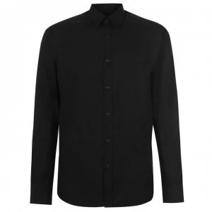 Pierre Cardin Long Sleeve Shirt Mens - Black