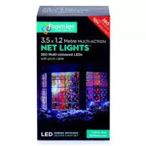 Premier 360 Superbright LED Net Lights - Multi-Coloured