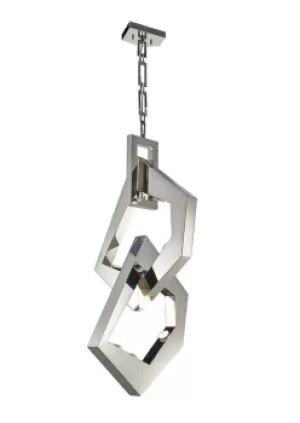 Ricadi Ceiling Pendant 8 Light GU10 Stainless Steel (Item Requires Assembly)
