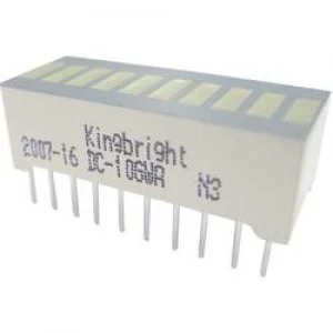 LED bargraph array 10x Red W x H x D 25.4 x 10.16 x 8mm Kingb